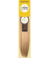 Bohyme 7Pcs Clip In Hair Extensions 100% Human Hair