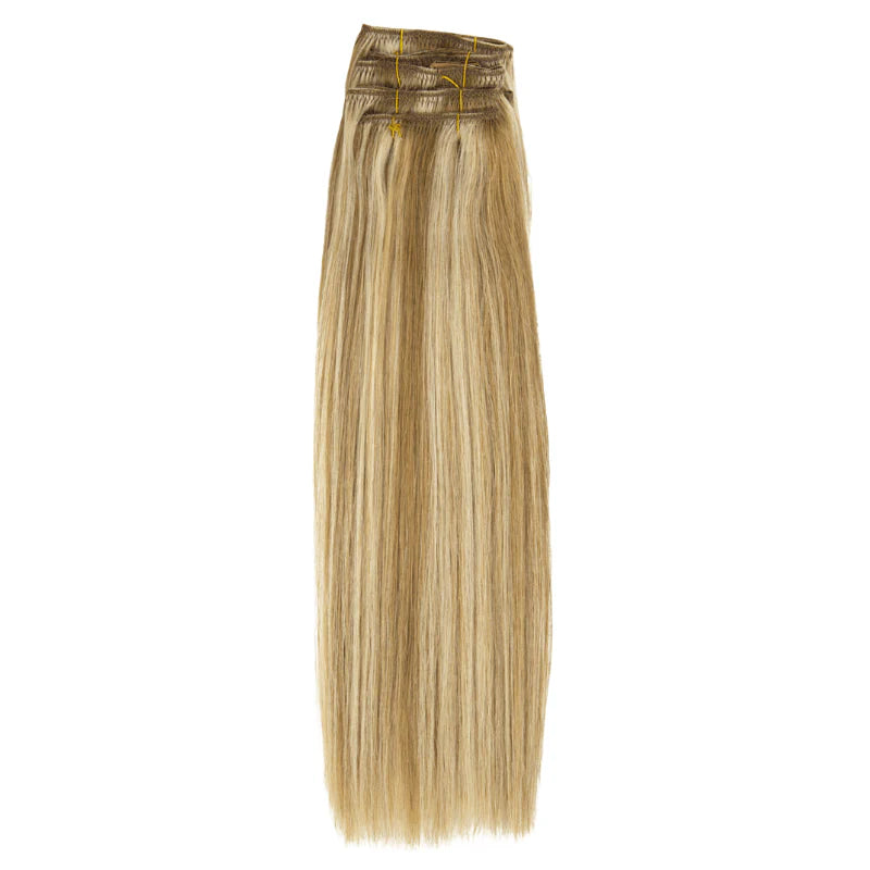 Bohyme 7Pcs Clip In Hair Extensions 100% Human Hair