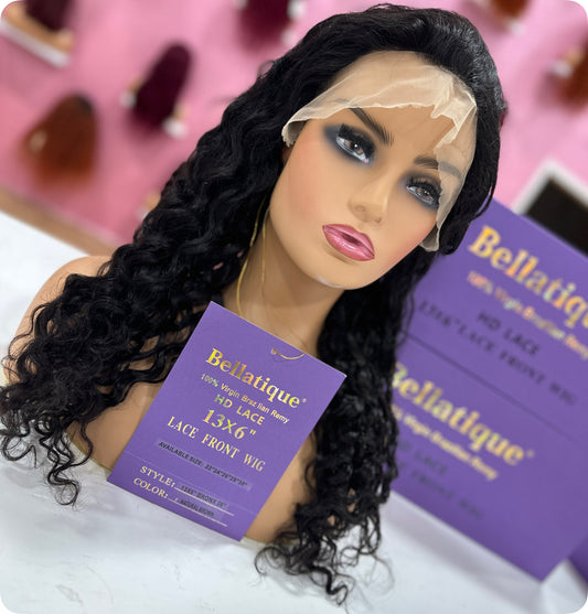 Bellatique 100% Virgin Brazilian Human Hair Wig 13X6 Lace Wig - BRONX