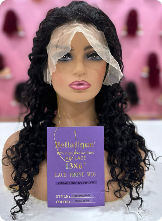 Bellatique 100% Virgin Brazilian Human Hair Wig 13X6 Lace Wig - Darling